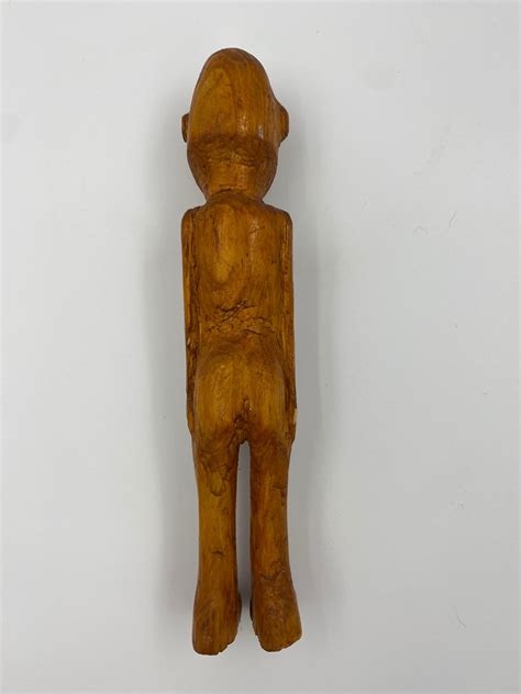 Homme en bois sculpté à la main avec une grosse figurine de Etsy