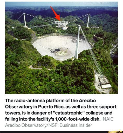 The Radio Antenna Platform Of The Arecibo Observatory In Puerto Rico