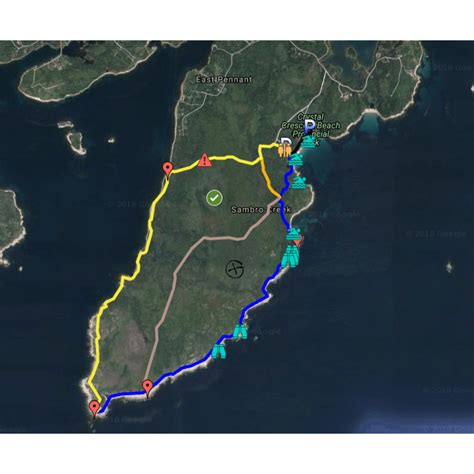 GPS Map Files: Crystal Crescent Hiking Trails - Halifax, Nova Scotia