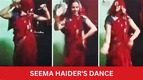 Watch Seema Haider Dance Video In Red Saree Goes Viral