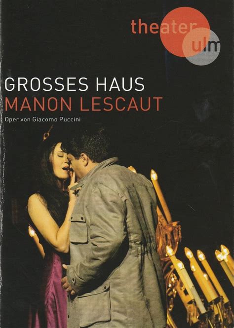 Programmheft Giacomo Puccini MANON LESCAUT Premiere 22 September 2016