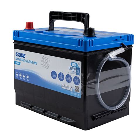 Exide ER350 Dual 12V 80Ah Starterbatterie Und Versorgungsbatterie