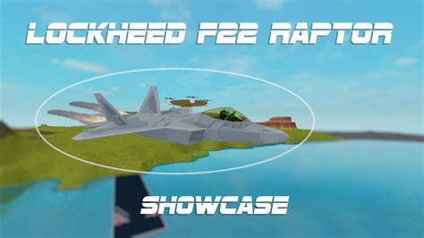 F Raptor Fighter Jet Showcase Roblox Plane Crazy Youtube