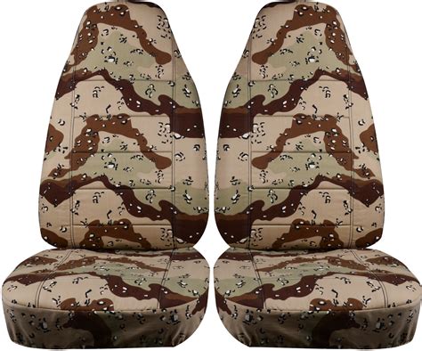 Camouflage Car Seat Covers Front Semi Custom Tree Digital Army 16