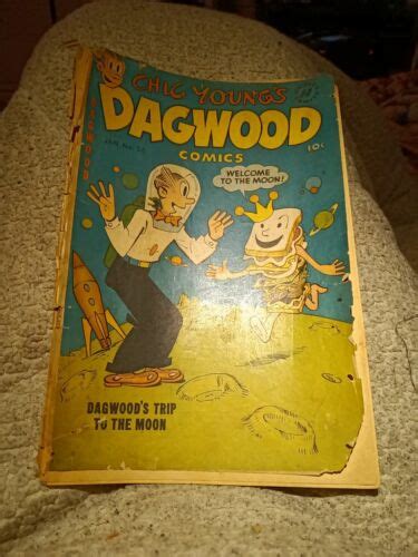 Chic Youngs Dagwood 26 Harvey Golden Age 1952 Comic Boom Sci Fi Cover