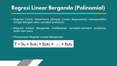 13 14 Regresi Linear Sederhana And Bergandapdf