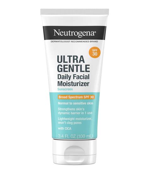 Neutrogena Ultra Gentle Daily Facial Moisturizer with Broad Spectrum SPF 30