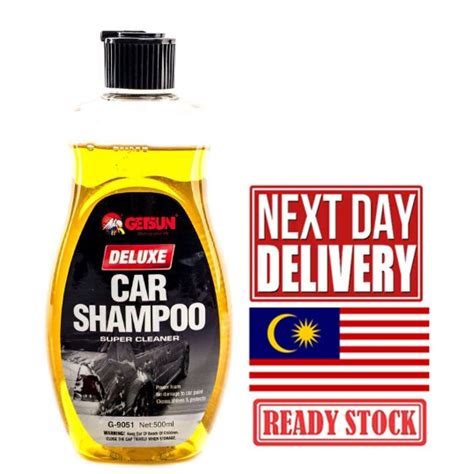 READY STOCK Getsun Deluxe Car Shampoo 500ml Shopee Malaysia