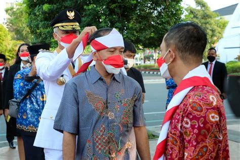 Saat Eks Napiter Diundang Ganjar Ikut Upacara Bendera Hut Ke 77 Ri