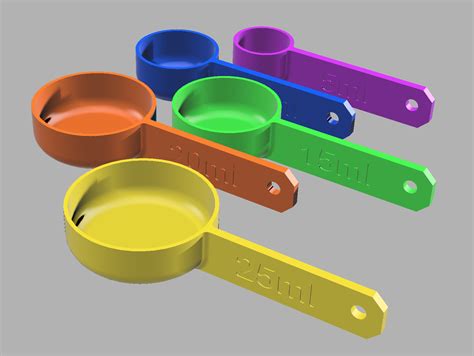 Free Stl File Measuring Spoons 🥄 ・3d Printing Model To Download・cults