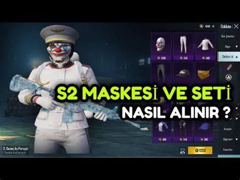 BEDAVA S2 KOMUTAN SETİ VE MASKESİ NASIL ALINIR PUBG MOBİLE