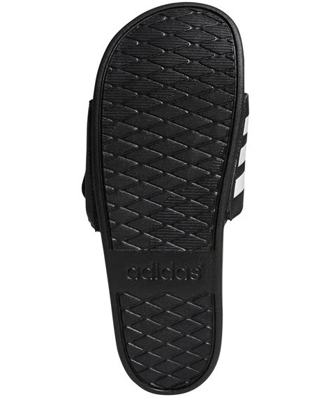 Adidas Mens Adilette Comfort Adj Slides Marks