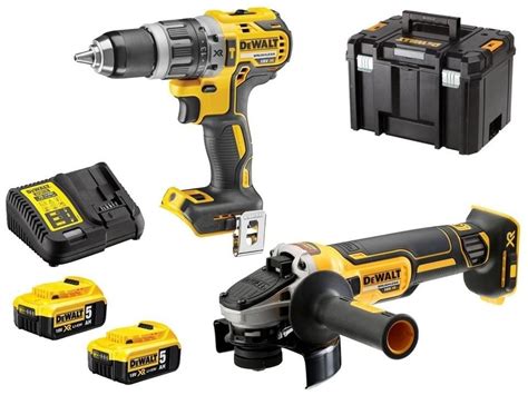 Zestaw narzędzi DeWalt DCK2080P2T QW wkrętarka DCD796 szlifierka DCG405