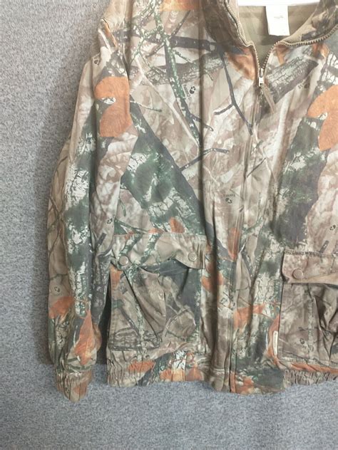 Outfitters Ridge Jacket Mens Large Camo Hunting Fishing Outdoors Fusion