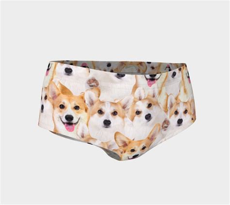 Corgi Invasion Booty Shorts Shelfies