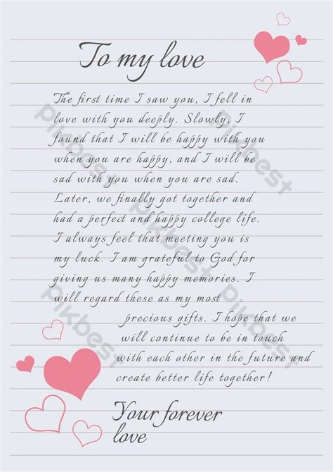 64,000+ Love Letter Templates | Free Graphic Design Templates PSD ...