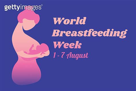 World Breastfeeding Week Illustrated Banner 이미지 1211849709 게티이미지뱅크