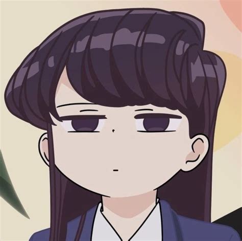 Komi san with a serious look on her face : u/miru_mmm