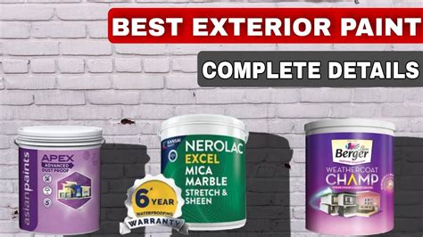 Best Paint For Exterior Walls Exterior Waterproof Paint Best Paints