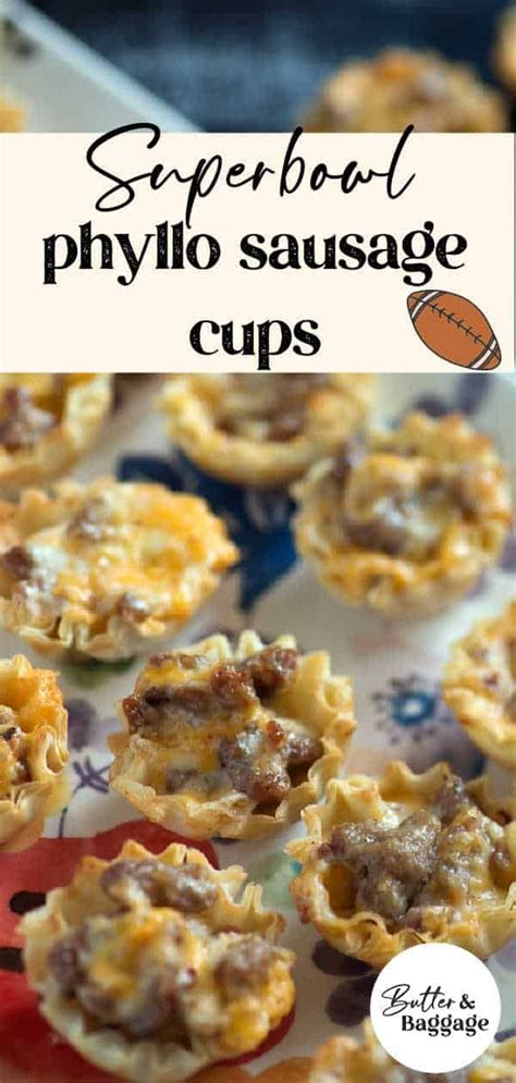 Savory Sausage Cups Buttery Goodness