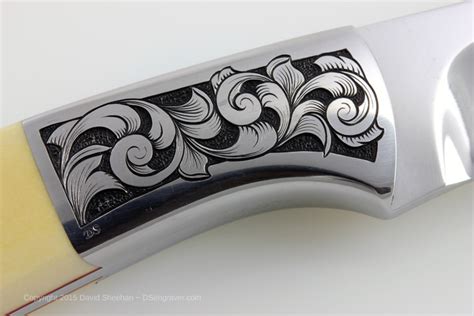 Custom Hunting Knives - DAVID SHEEHAN ~ ENGRAVERDAVID SHEEHAN ~ ENGRAVER