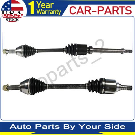 Front Pair Cv Axle Joint Shaft Assembly For Nissan Juke Fwd