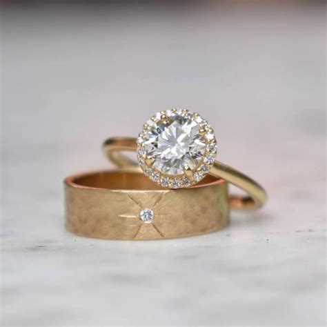 5 Gorgeous Engagement Ring And Wedding Band Pairings