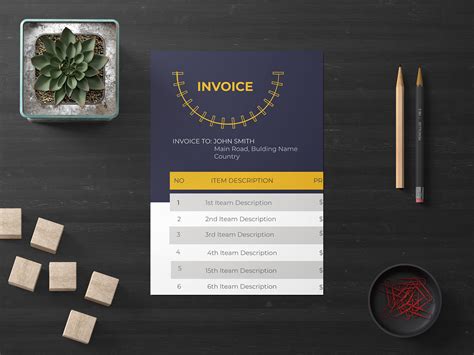 INVOICE DESIGN on Behance