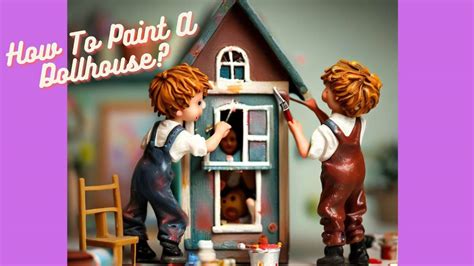 How To Paint The Dollhouse Exterior And Interior Ideas To Build Your