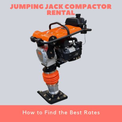 Jumping Jack Compactor Specifications Overview MachineSL