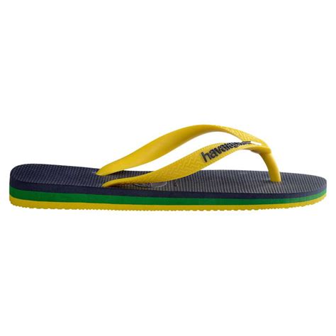 havaianas brasil layers flip flops yellow dressinn