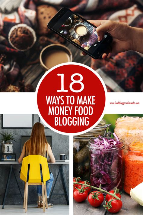 18 Ways To Make Money Food Blogging Food Bloggers Of Canada