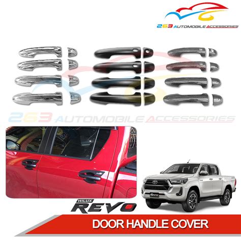 TOYOTA HILUX REVO ROCCO ROGUE 2016 2022 DOOR HANDLE COVER CHROME