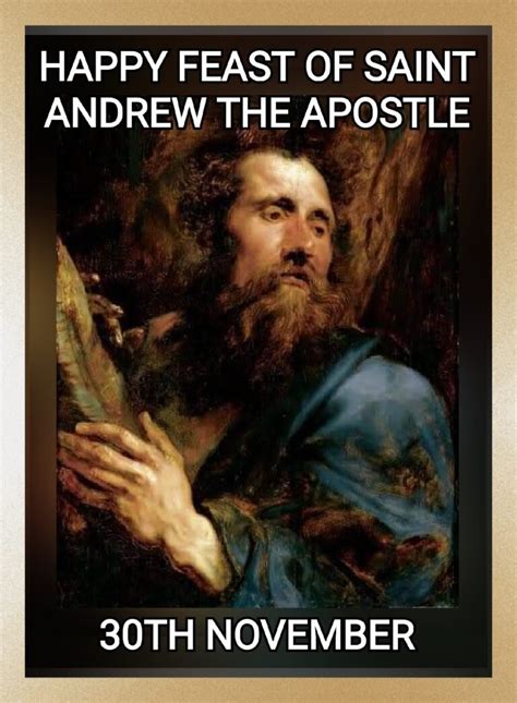 Feast Of Saint Andrew The Apostle 30th November Prayers And Petitions