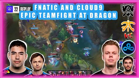 Fnatic And Cloud9 EPIC Teamfight At Dragon C9 Vs FNC YouTube