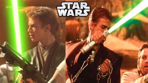 Why Anakin Was Given a GREEN Lightsaber by the Jedi - Star Wars Explained