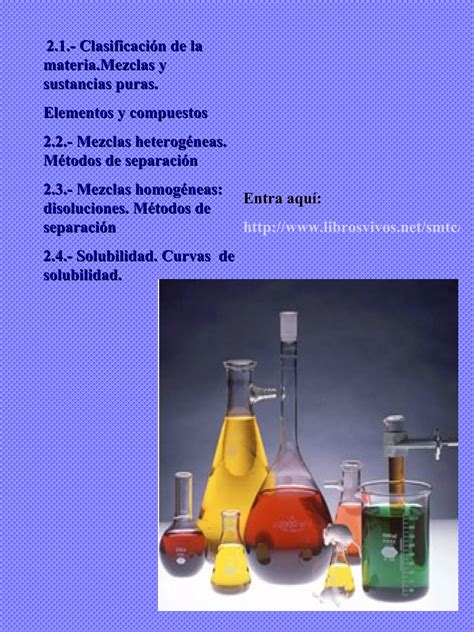 Tema Clasificaci N De La Materia Mezclas Pdf