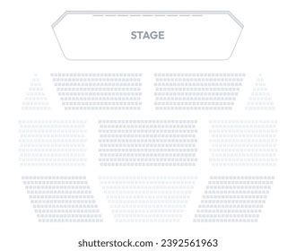 Hall Seating Plan Theater Auditorium Rows Stock Vector (Royalty Free) 2392561963 | Shutterstock