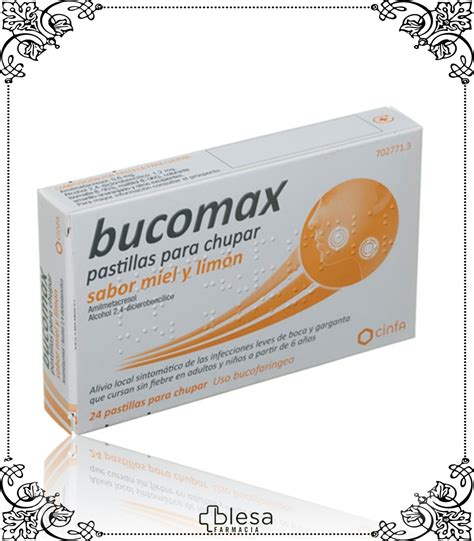 Cinfa bucomax sabor miel y limón 24 pastillas Blesa Farmacia