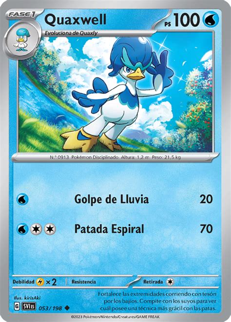 Quaxwell Escarlata y Púrpura TCG WikiDex la enciclopedia Pokémon