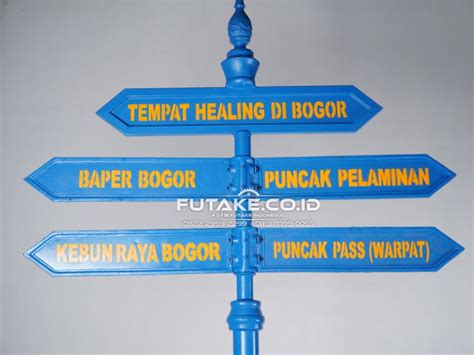 Papan Nama Penunjuk Arah Bahan Pilihan Berkualitas Pusat Spesialis