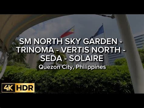 SM North Sky Garden Trinoma Vertis North Seda Solaire QC HDR