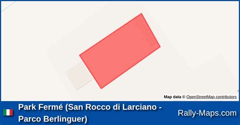 Park Ferm San Rocco Di Larciano Parco Berlinguer Stage Map Rally