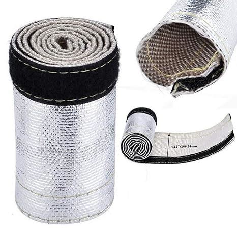 Glass Fiber Fabric Heat Shroud Aluminized Sleeving Heat Shield