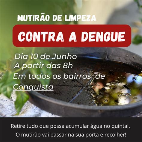 Mutir O De Limpeza Em Combate Dengue Prefeitura Municipal De