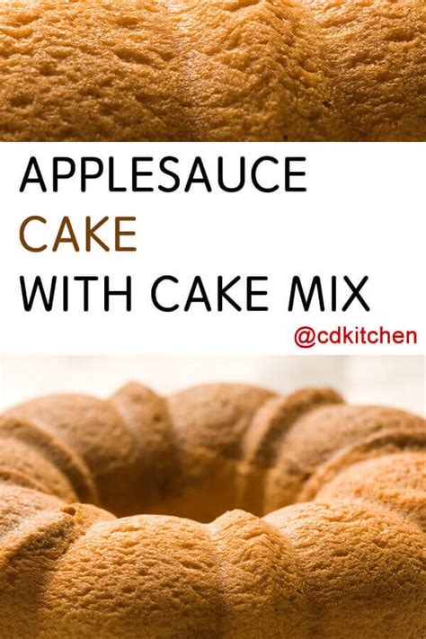 Applesauce Cake Recipe With Yellow Cake Mix The Cake Boutique