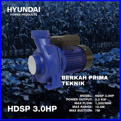 Jual Centrifugal Pump Pompa Air Sentrifugal Hyundai Hdsp Hp Phase