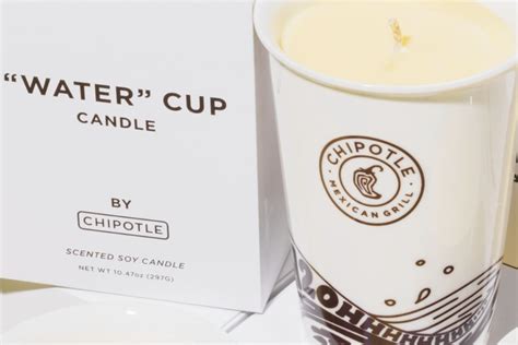 Chipotle Has a “Water” Cup Candle That Smells Like Lemonade | Apartment ...