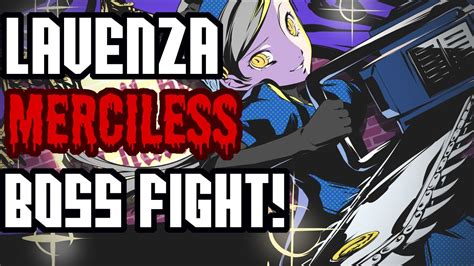 Lavenza Boss Fight Merciless No Dlc Personas Persona 5 Royal Youtube