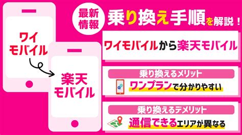 【2025年1月】ワイモバイルから楽天モバイルに乗り換える手順とデメリット6選 スマパト